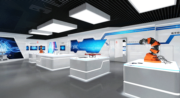 銅川產(chǎn)業(yè)技術(shù)研究院展覽館設(shè)計成果，政府領(lǐng)導(dǎo)親自考察