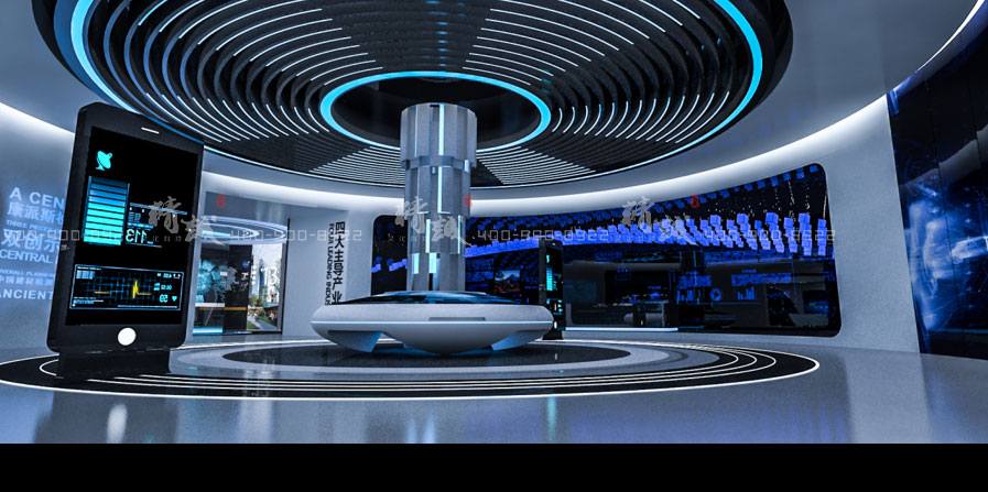 西安灃東新城科技園展覽館設(shè)計(jì)四大板塊