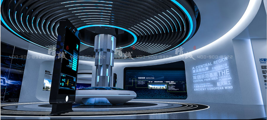 西安灃東新城科技園展覽館設(shè)計(jì)四大板塊