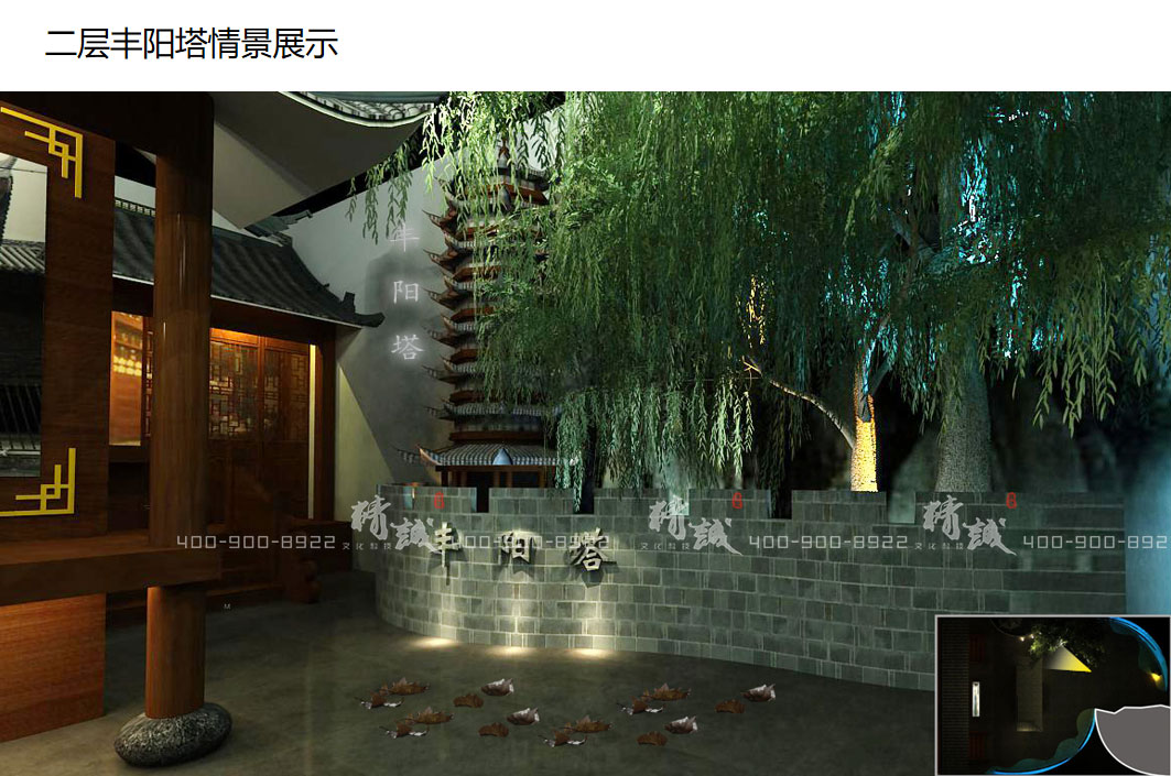 旅游行業(yè)展廳設計效果圖