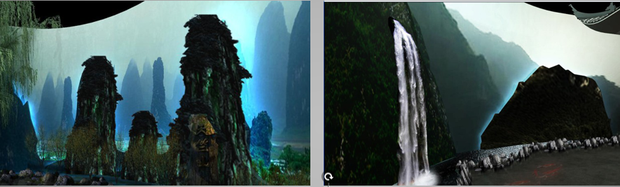 旅游行業(yè)展廳設計效果圖