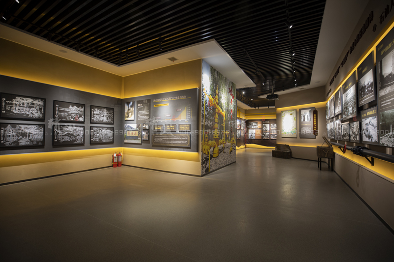 油田展館設(shè)計施工|陜參一井展覽館案例