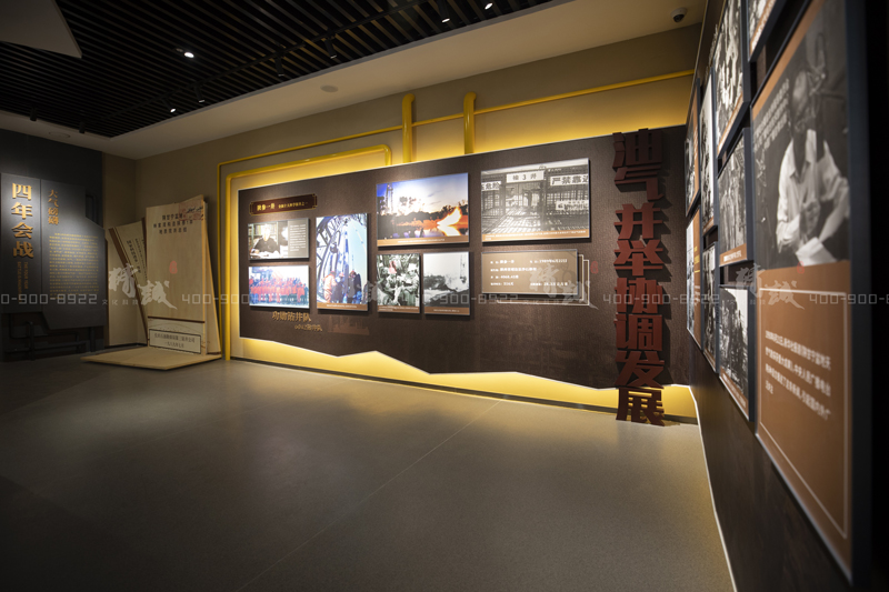 油田展館設(shè)計施工|陜參一井展覽館案例