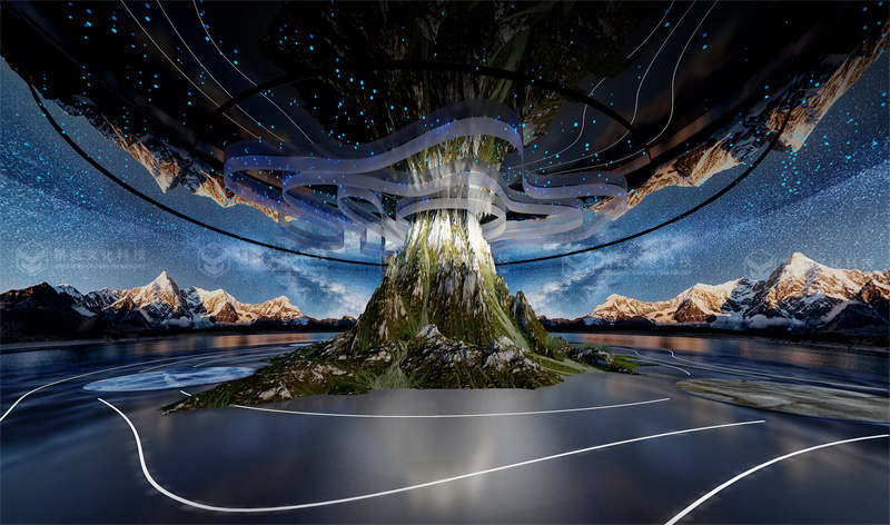 青?？茖W(xué)數(shù)據(jù)中心展廳設(shè)計(jì)-文博展廳案例