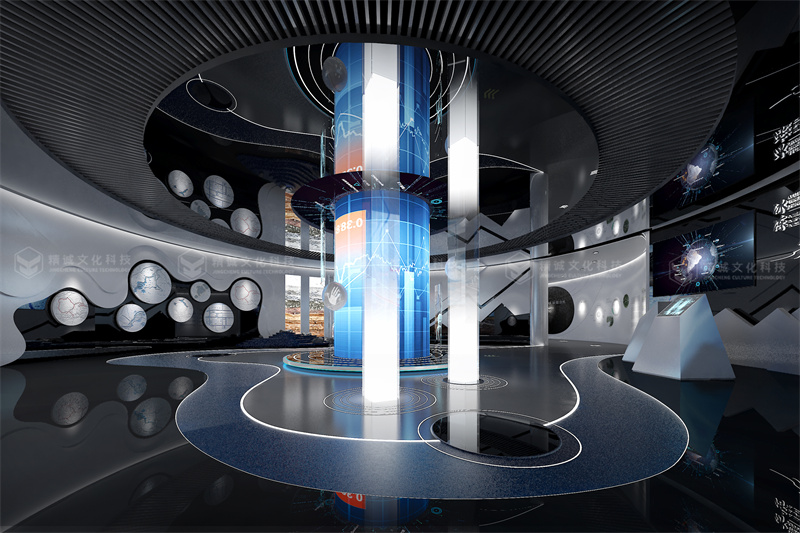 青?？茖W(xué)數(shù)據(jù)中心展廳設(shè)計(jì)-文博展廳案例