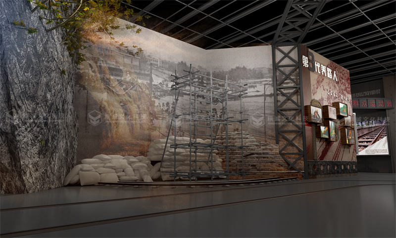 巴山精神紀念館設計-文博類展廳設計 巴山精神紀念館設計-文博類展廳設計